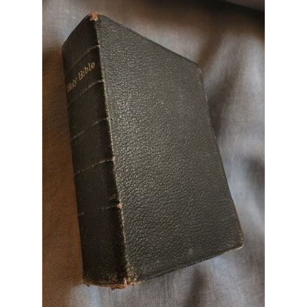 The Holy Bible New York American Bible Society 1896 Leather Binding